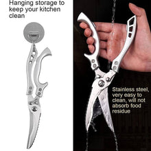 Load image into Gallery viewer, Stainless Steel Bone-Cut Kitchen Scissors