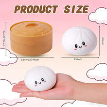Load image into Gallery viewer, Steamed Bun Squishy Toy (Fun Squeeze Toy)