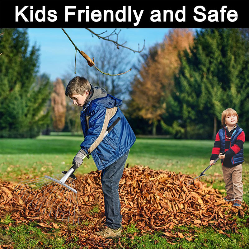 Adjustable Garden Leaf Rake