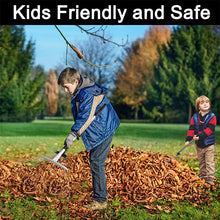 Load image into Gallery viewer, Adjustable Garden Leaf Rake