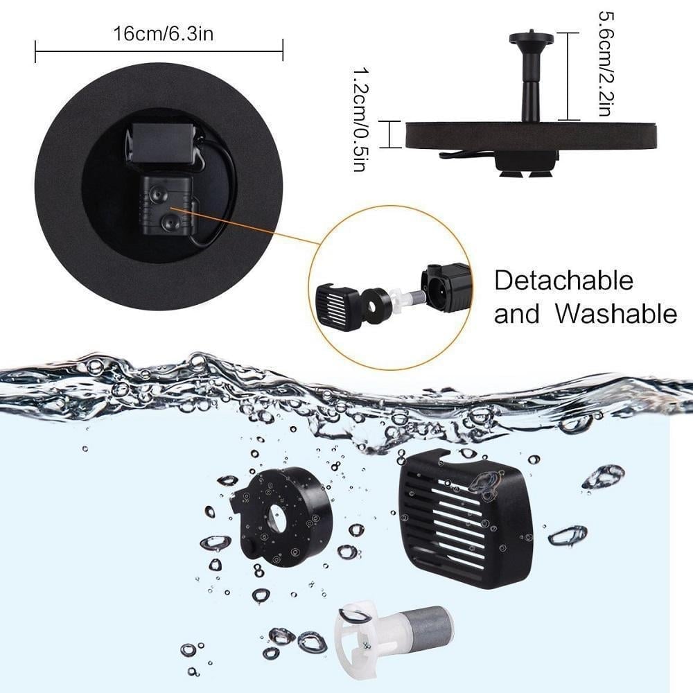 New Solar Fountain Pump