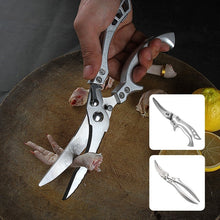 Load image into Gallery viewer, Stainless Steel Bone-Cut Kitchen Scissors