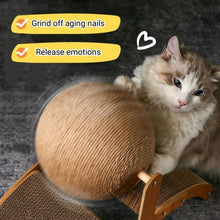 Load image into Gallery viewer, Cat Scratching Ball on Stand