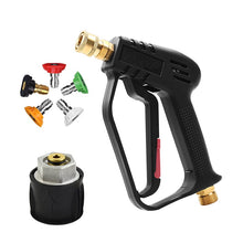 Load image into Gallery viewer, High-Pressure Water Gun with Nozzles for Car Wash
