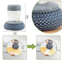 Load image into Gallery viewer, Kitchen Soap Dispensing Palm Brush