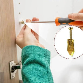 Self-Drilling Drywall Expansion Anchors with Screws