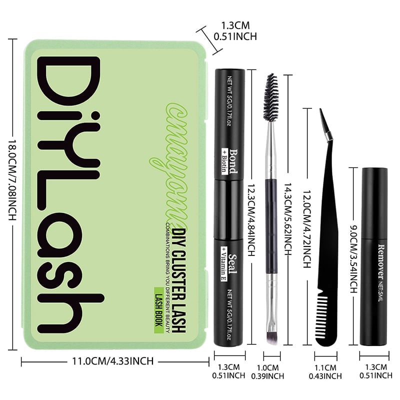 DIY Lashes Clusters Invisible Band