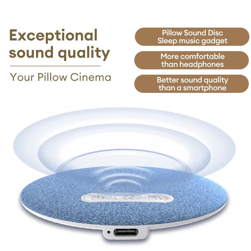 Bone Conduction Pillow Speaker