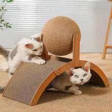 Load image into Gallery viewer, Cat Scratching Ball on Stand