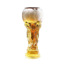 Load image into Gallery viewer, Soccer Trophy Style Beer Glass