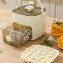 Load image into Gallery viewer, Handled Press-Type Ice Cube Tray (Double-Layer)