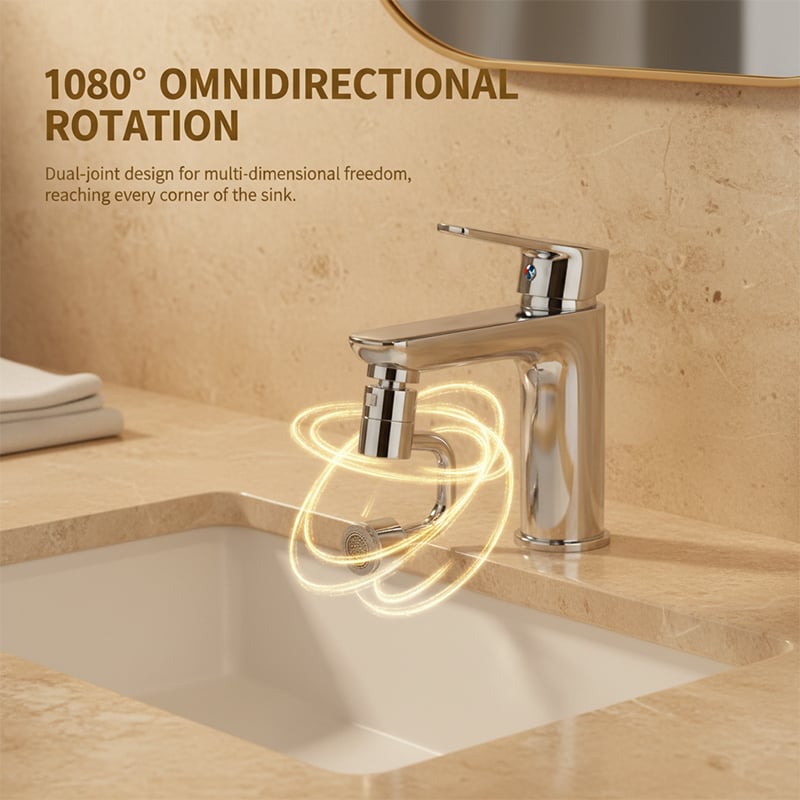 U-Shaped Universal Swivel Fauce