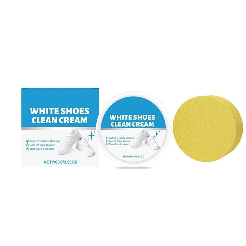 Gentle No-Rinse Shoe Cleaner & Whitening Cream