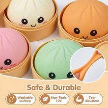 Load image into Gallery viewer, Steamed Bun Squishy Toy (Fun Squeeze Toy)