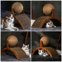 Load image into Gallery viewer, Cat Scratching Ball on Stand
