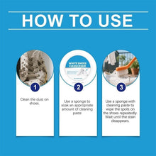Load image into Gallery viewer, Gentle No-Rinse Shoe Cleaner &amp; Whitening Cream