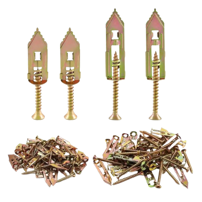 Self-Drilling Drywall Expansion Anchors with Screws