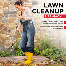 Load image into Gallery viewer, Adjustable Garden Leaf Rake
