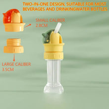 Load image into Gallery viewer, Kids Water Bottle Spout Conversion Cap with Straw