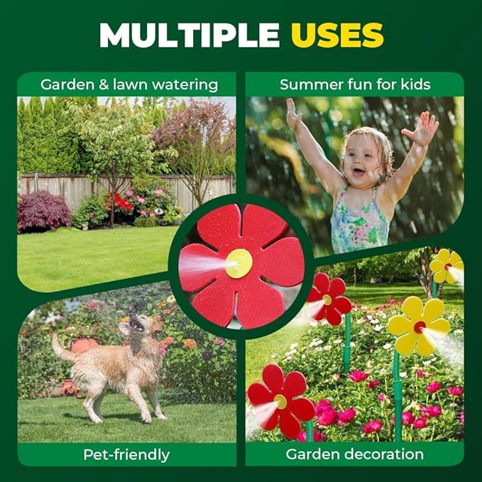 Outdoor Sunflower Garden Sprinkler