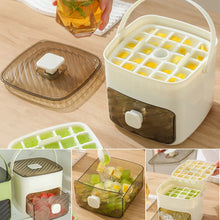 Load image into Gallery viewer, Handled Press-Type Ice Cube Tray (Double-Layer)