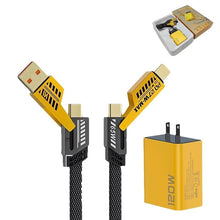 Load image into Gallery viewer, 120W Dual USB &amp; Dual Type-C Fast Charger