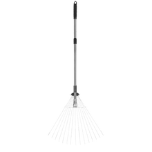 Load image into Gallery viewer, Adjustable Garden Leaf Rake