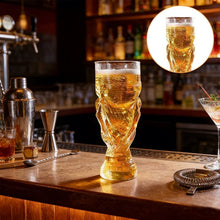 Load image into Gallery viewer, Soccer Trophy Style Beer Glass