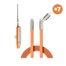 Load image into Gallery viewer, Ultimate 240W Ultra-Fast Charging Cable with 360° Rotating Stealth Phone Stand