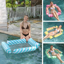 Load image into Gallery viewer, New Inflatable Hammock Pool Floating Chair for Adult