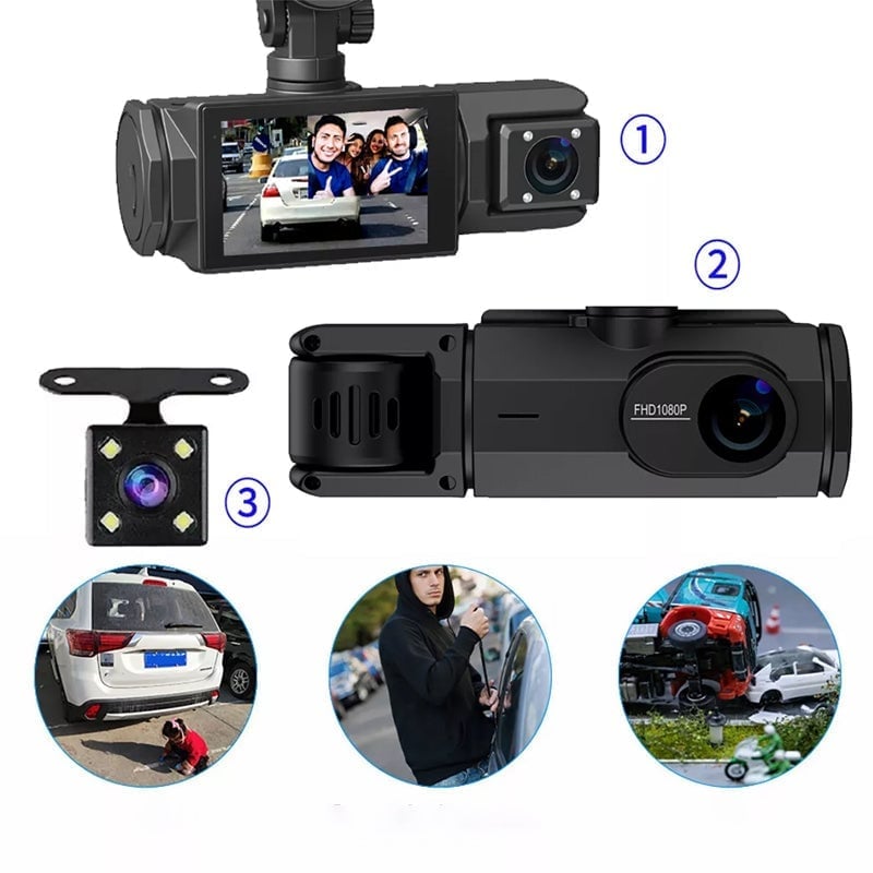 Three-lens Driving Recorder