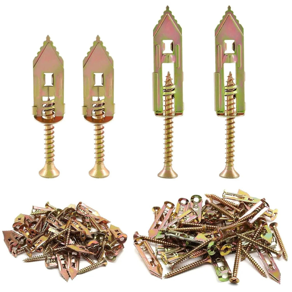Self-Drilling Drywall Expansion Anchors with Screws