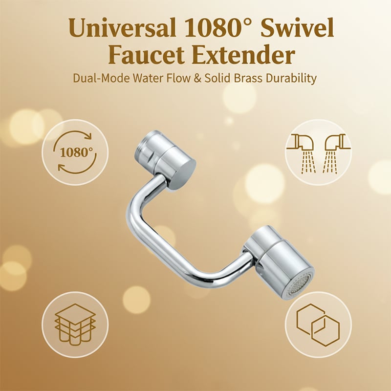 U-Shaped Universal Swivel Fauce