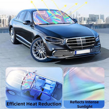 Load image into Gallery viewer, Foldable Reflective Car Windshield Sunshade – Heat Insulation &amp; UV Protection for Front Window