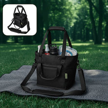 Load image into Gallery viewer, Family Size 4-Compartment Drink Carrier Bag for Coffee Cups &amp; Tumblers