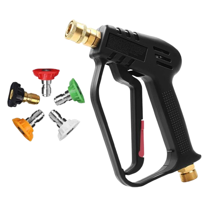 High-Pressure Water Gun with Nozzles for Car Wash