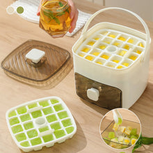 Load image into Gallery viewer, Handled Press-Type Ice Cube Tray (Double-Layer)