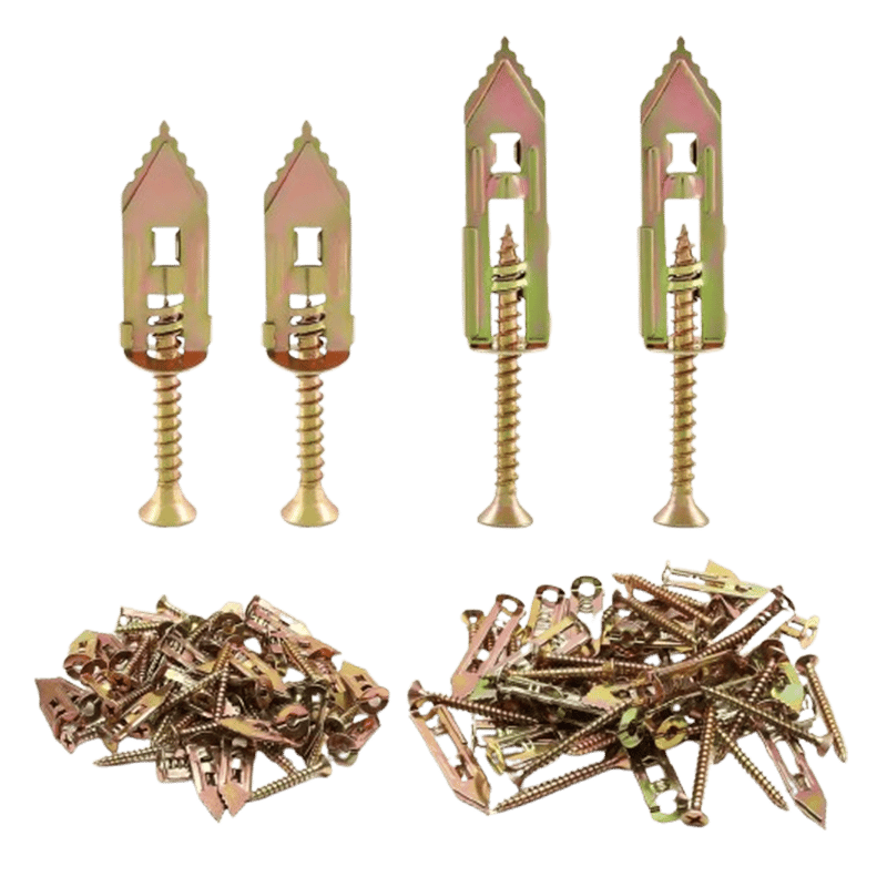 Self-Drilling Drywall Expansion Anchors with Screws