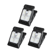 Load image into Gallery viewer, USB &amp; Solar Powered Motion Sensor Clip Lights