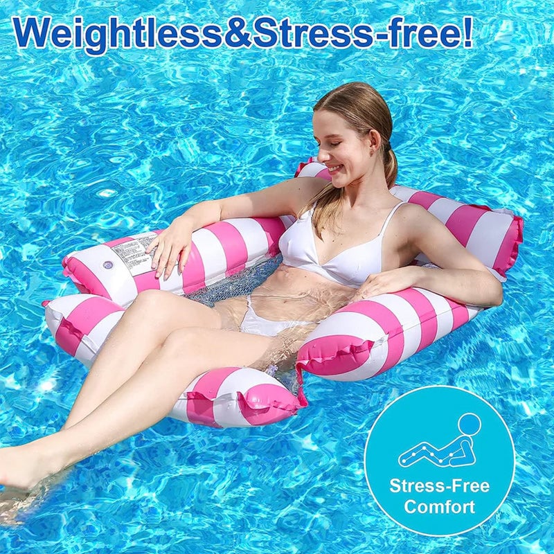 New Inflatable Hammock Pool Floating Chair for Adult