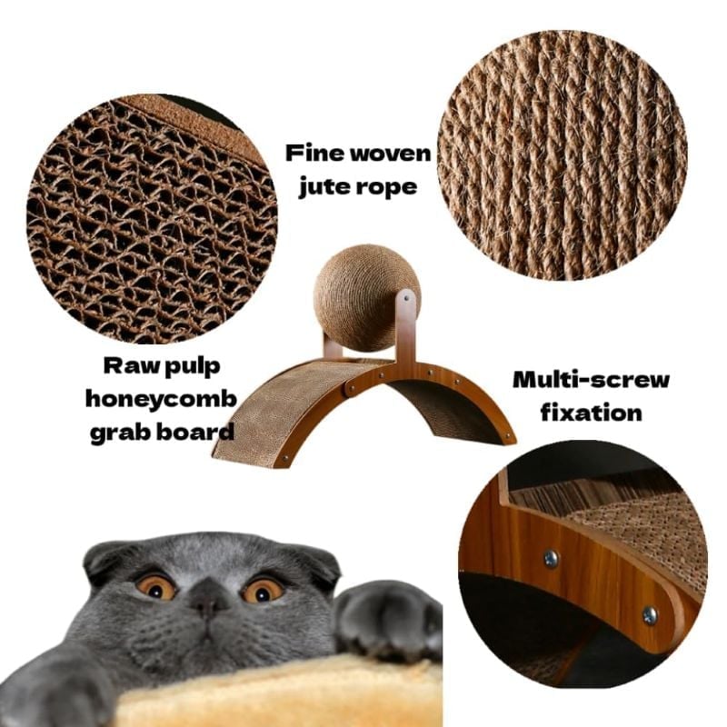 Cat Scratching Ball on Stand