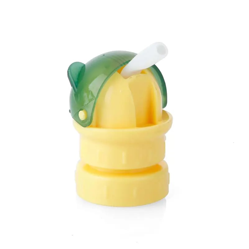 Kids Water Bottle Spout Conversion Cap with Straw
