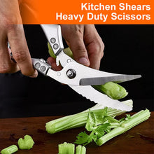 Load image into Gallery viewer, Stainless Steel Bone-Cut Kitchen Scissors