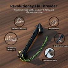 Load image into Gallery viewer, Magnetic Fly Threader &amp; Knot Tying Tool