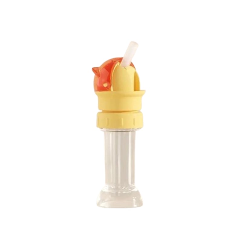 Kids Water Bottle Spout Conversion Cap with Straw