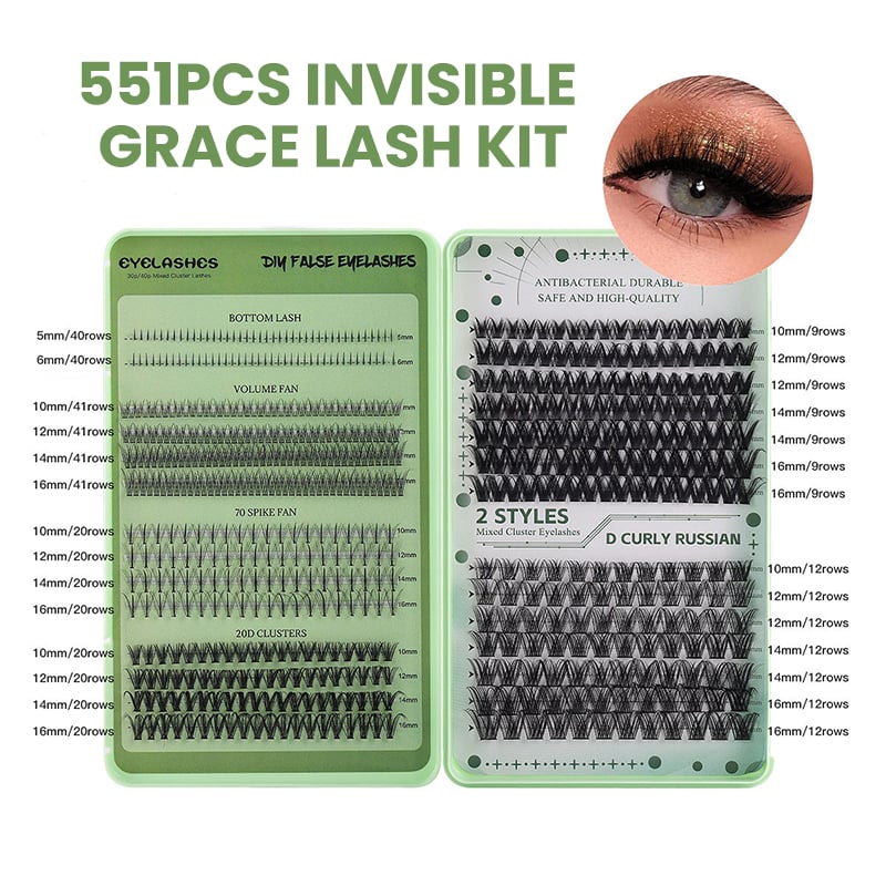 DIY Lashes Clusters Invisible Band