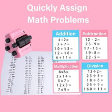 Load image into Gallery viewer, 4-in-1 Math Practice Roller Stamp Set