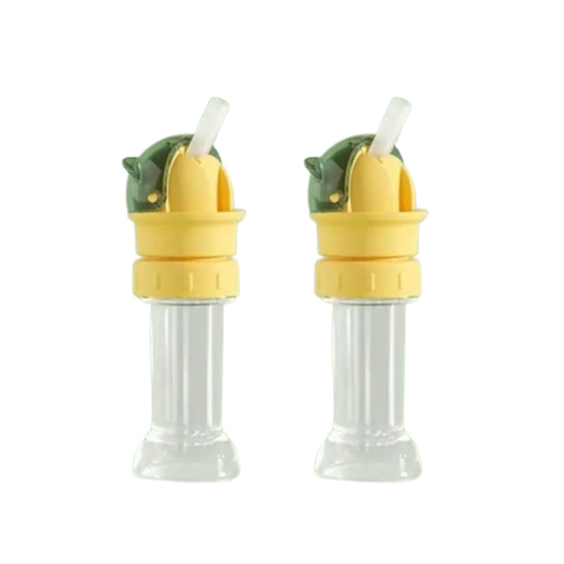 Kids Water Bottle Spout Conversion Cap with Straw