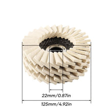 Load image into Gallery viewer, Wool Felt Flap Polishing Disc