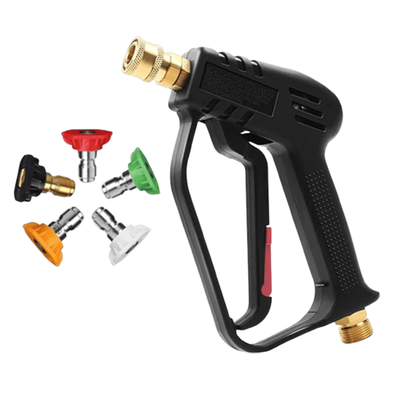 High-Pressure Water Gun with Nozzles for Car Wash